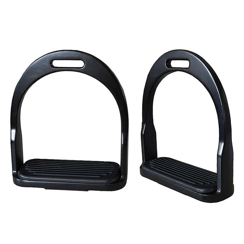Бесплатная доставка алюминиевая лошадь стремя размер: 4 3/4 &quot с черной резиновой