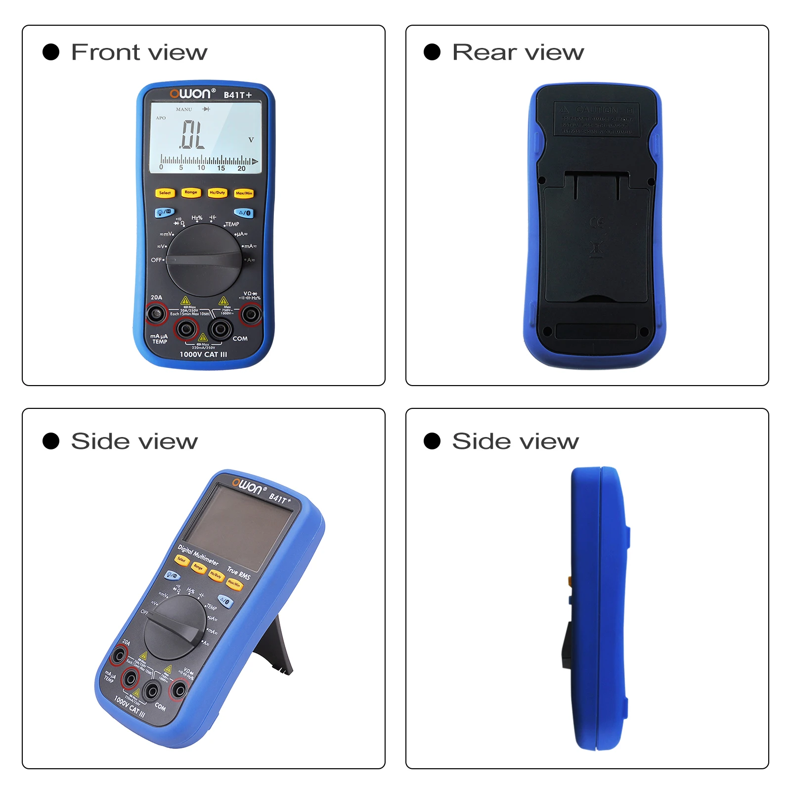 Цифровой мультиметр OWON B41T + умный Автомобильный 4 1/2 с Bluetooth точный