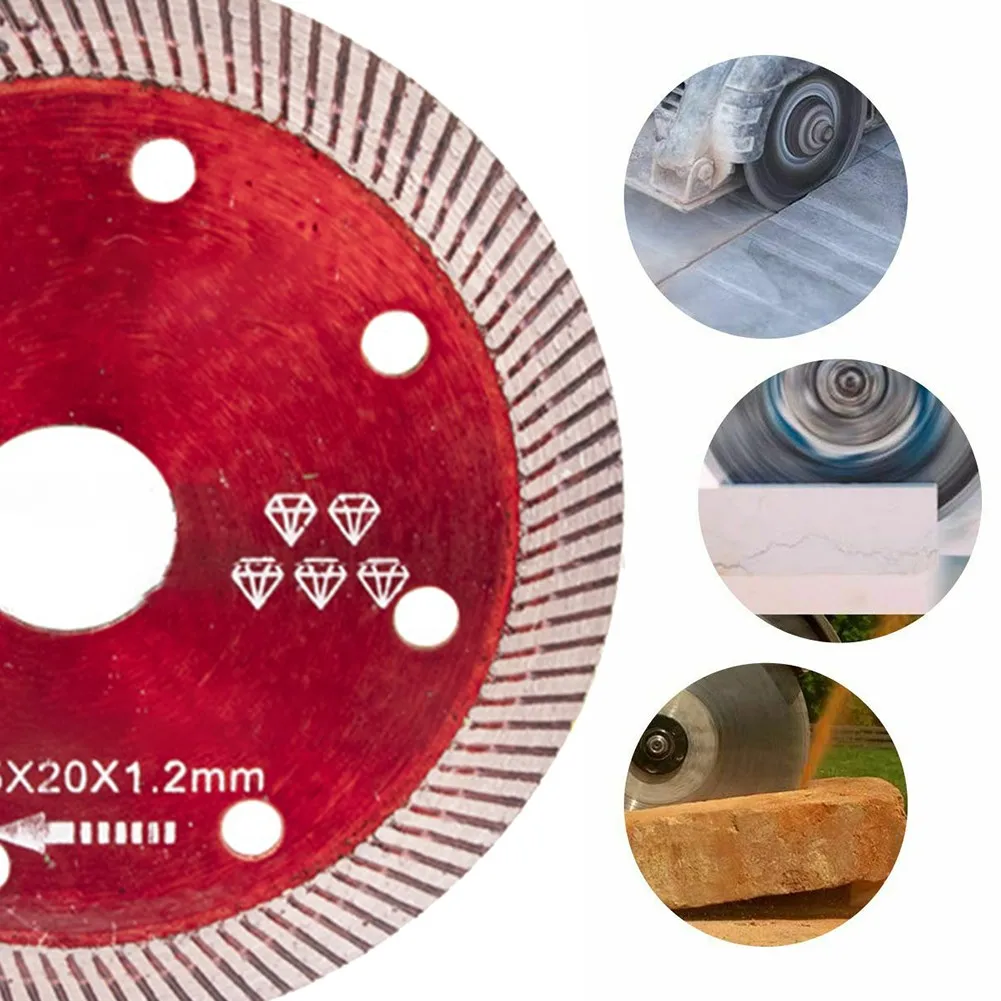 

4\" Diamond Turbine Saw Blade Circular Saw Blade Electric Grinding Cutting Disc Wheel Wood Cutting Discs For Marble Ceramics