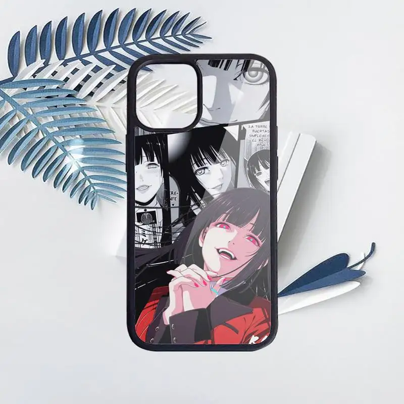 

Crazy Excitement Manga Kakegurui Phone Case PC for iPhone 11 12 pro XS MAX 8 7 6 6S Plus X 5S SE 2020 XR Luxury brand funda