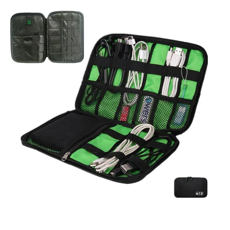 1 шт. многофункциональный дорожный органайзер для электронных кабелей