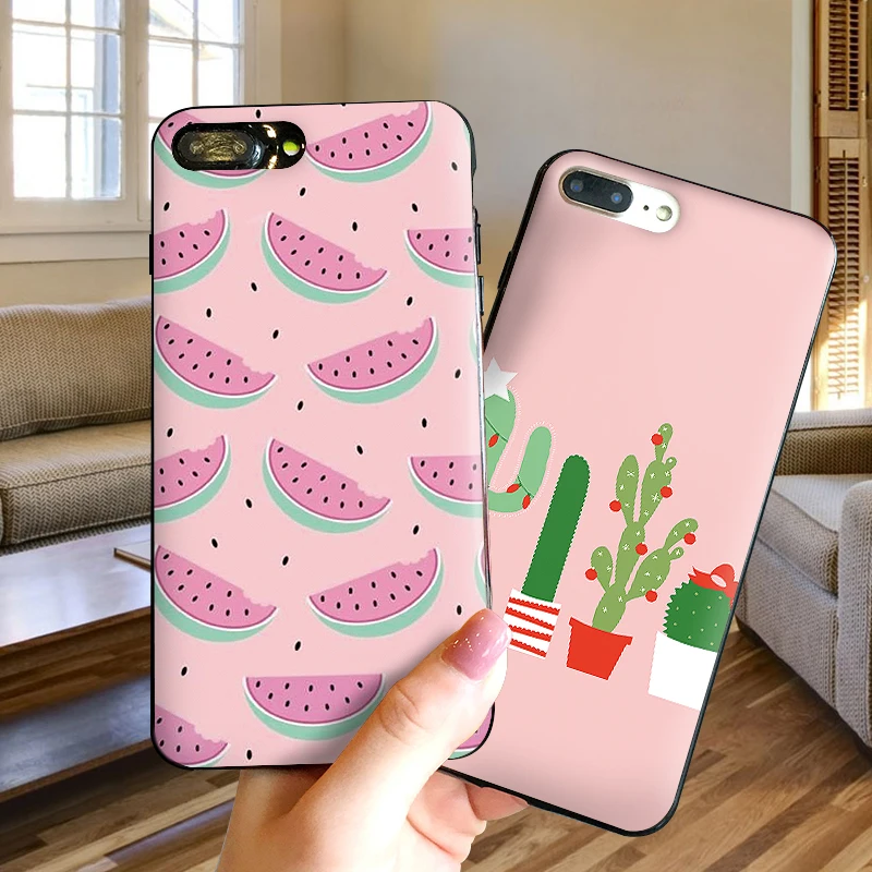 Мягкий чехол из ТПУ Pine apple с лимонным КАКТУСОМ для IPhone X XR XS MAX 5 5S 5C SE 6 S 7 8 Plus ipod touch