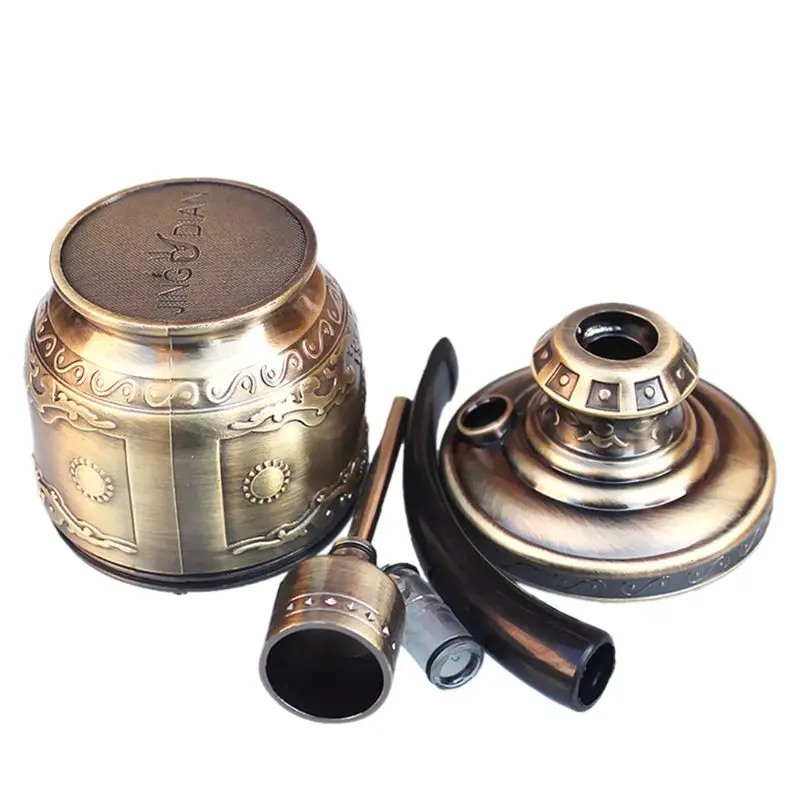

Bronze Smoking Pipe Cigarette Filtering Bottle Holder Metal Smoke Tube Filter PXPE