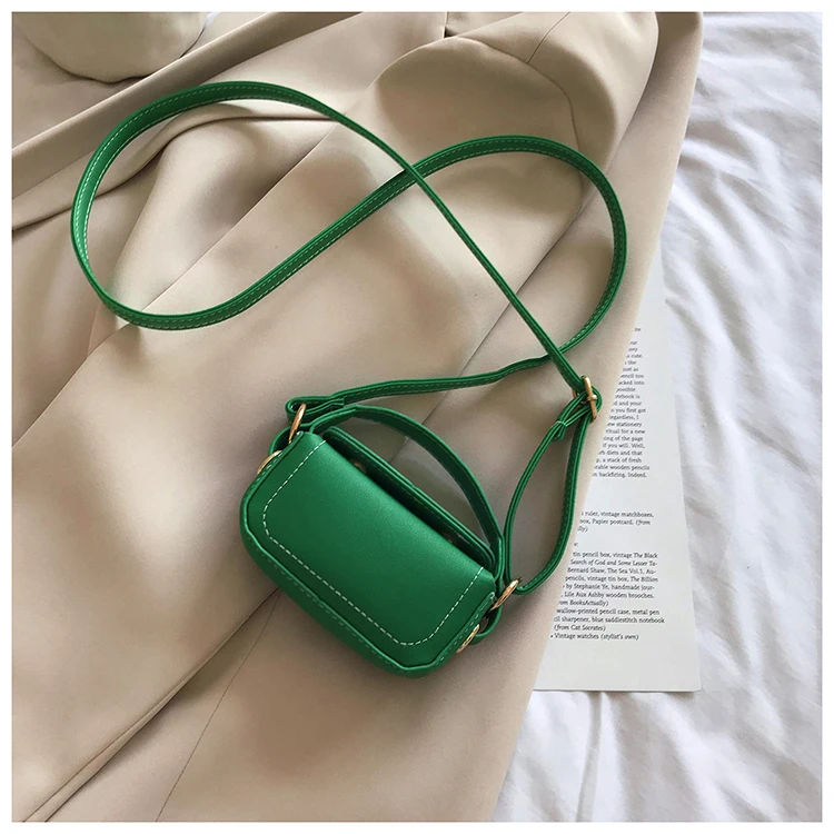 

Women MINI Bag Korean ladylike PU Flap Solid Hasp Soft Shoulder Bags Pures And Bags Crossbody Euro-America Style