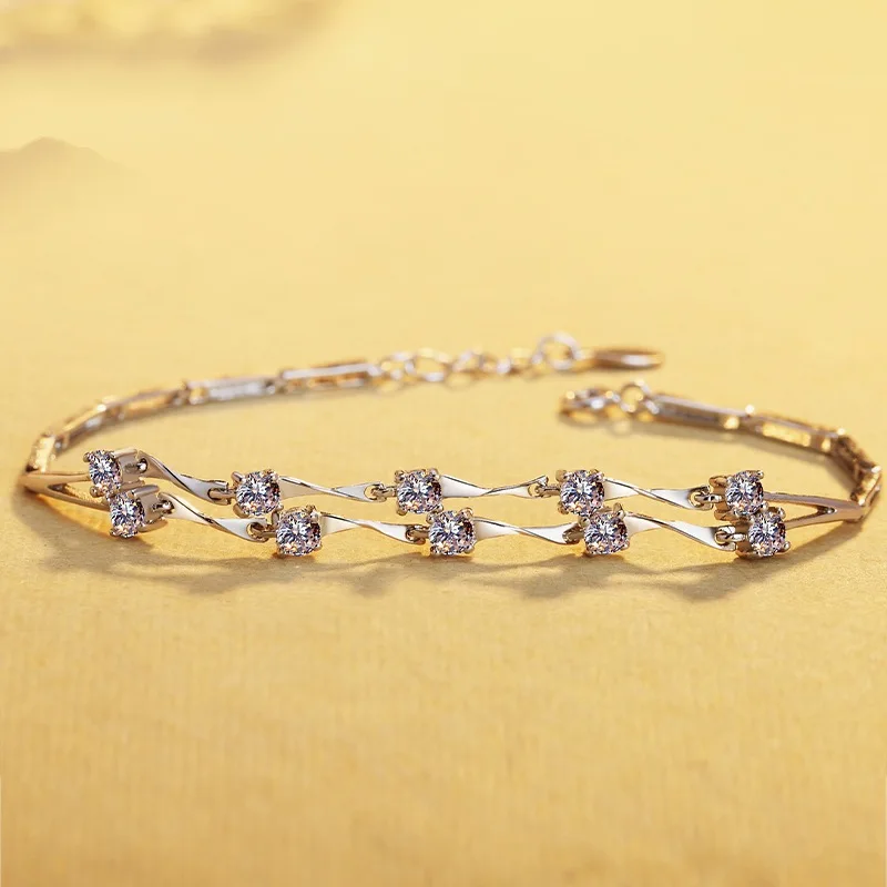 blue Bague Ringen, новинка, классика, серебро 925, ювелирное изделие, браслеты для женщин, аметист, очаровательный браслет, вечерние, свадебный подарок, хорошее ювелирное изделие - Цвет камня: blue