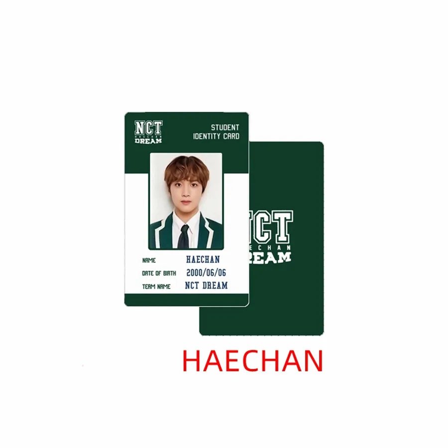 Kpop NCT мечта ПВХ фото карта Jaemin Jeno автограф Фотокарта HD Коллекционная карта