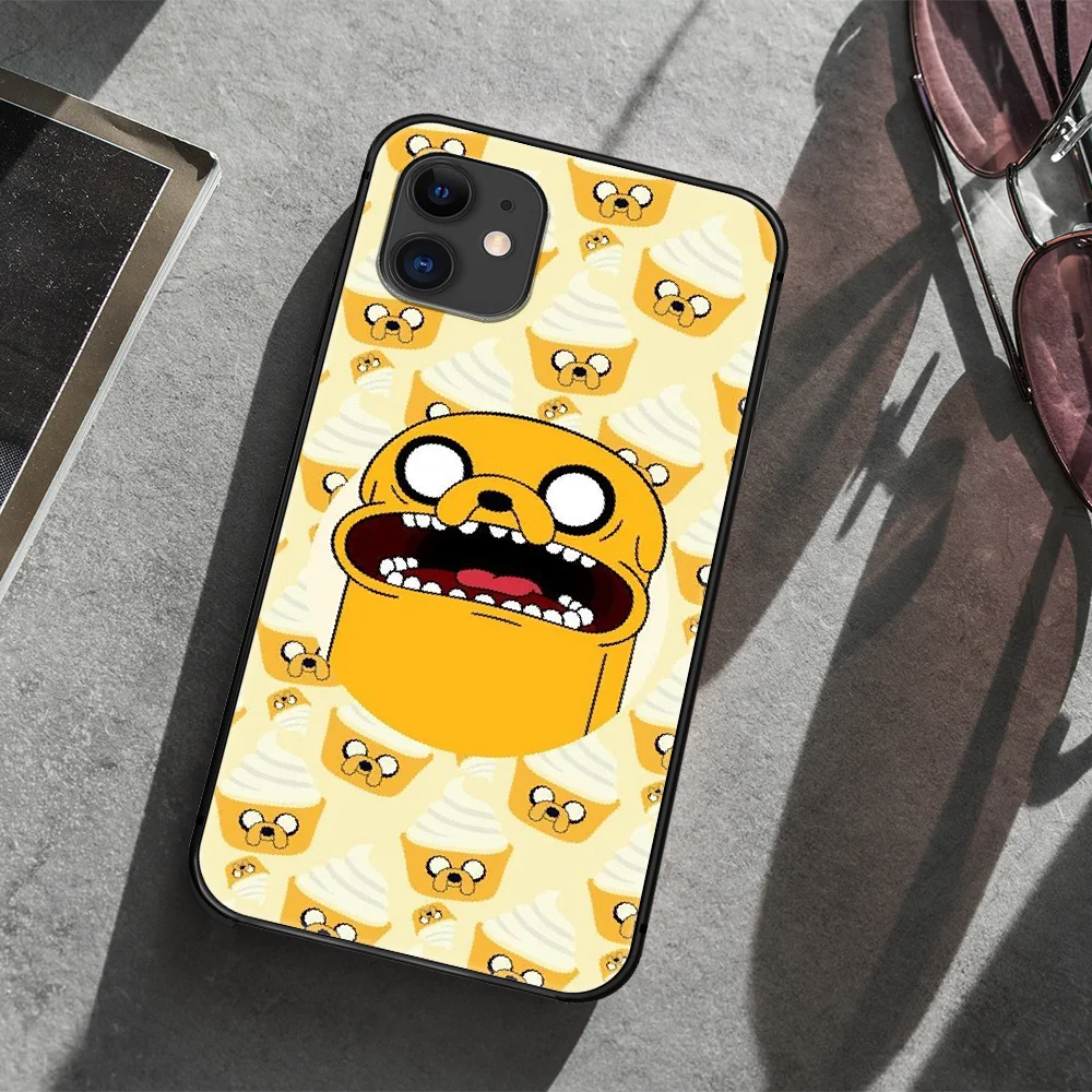 

Adventure Time Phone Case Cover Hull For iphone 5 5s se 2020 6 6s 7 8 12 mini plus X XS XR 11 PRO MAX black Back Pretty Cell 3D
