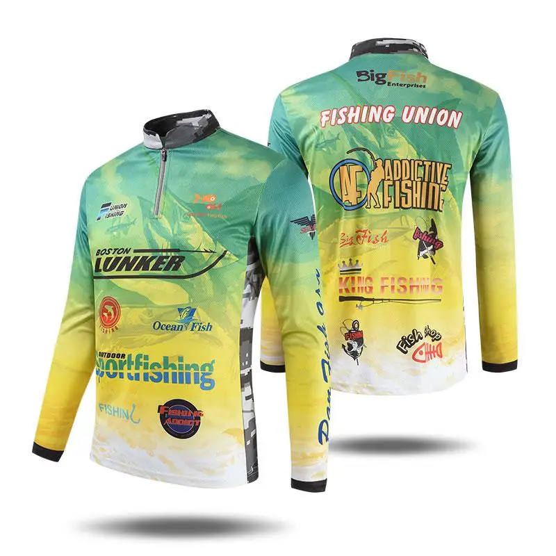 

Новинка 2020, рубашка для рыбалки с длинным рукавом, одежда с защитой от солнца и ультрафиолета Spf 50 +, дышащая быстросохнущая футболка, уличная...