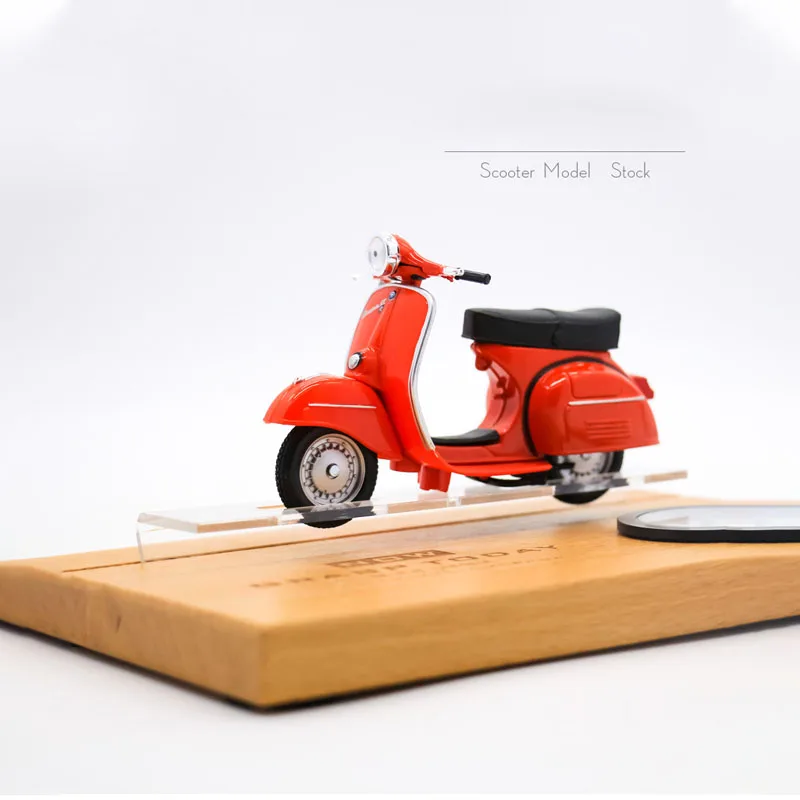 

1:18 Log Decoration Creative Decoration Simulation Alloy Scooter Model Toy Children's Collection Gift Free Shipping