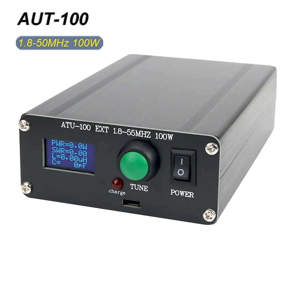 

ATU 100 Automatic Antenna Tuner 100W 1.8-50MHz 0.96-Inch OLED Display by N7DDC 7x7 For 10-100W Radio Stations