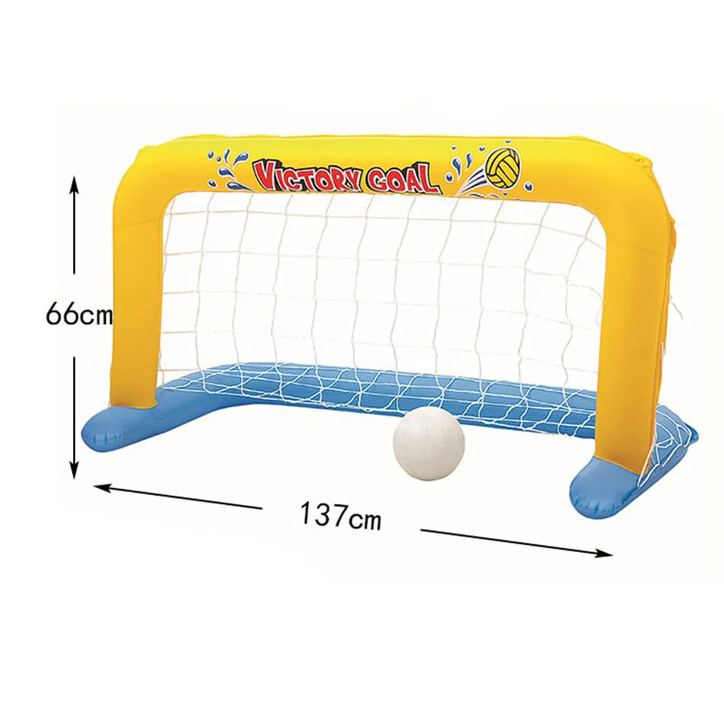 Водный надувной игрушечный мяч для бассейна с сеткой Волейбольный набор из ПВХ