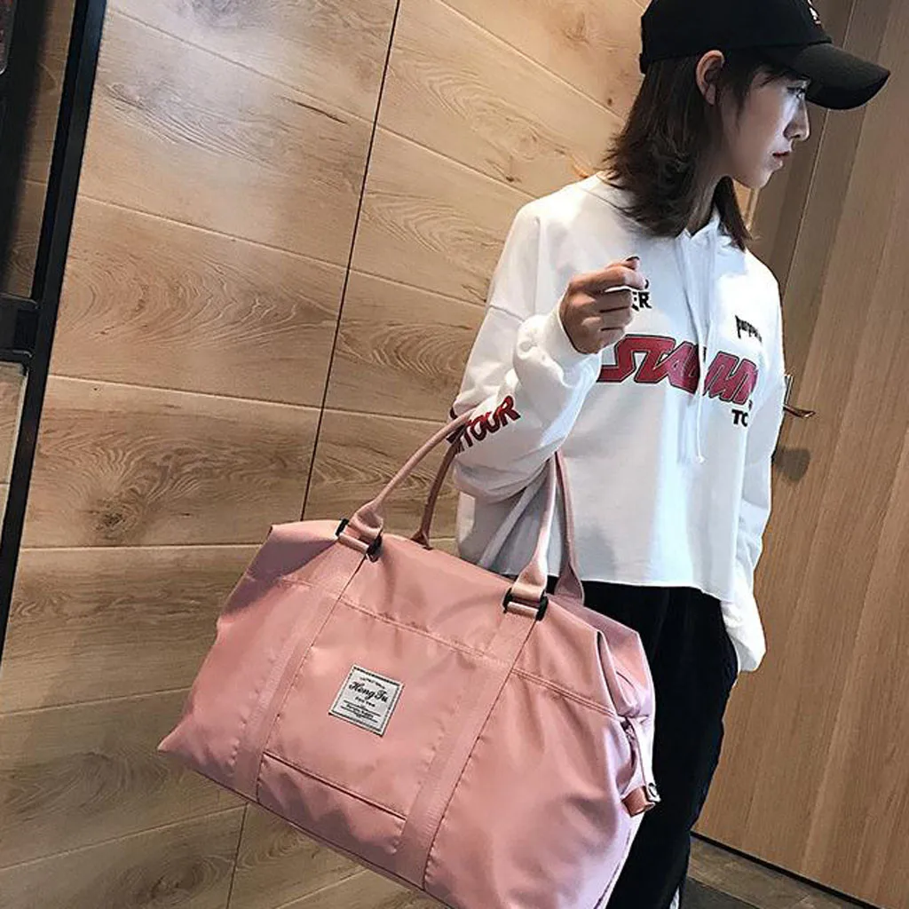 

Travel Bag Large Capacity Women Hand Luggage Travel Duffle Bags Weekend Bags Women Multifunctional Travel Bags Malas De Viagem