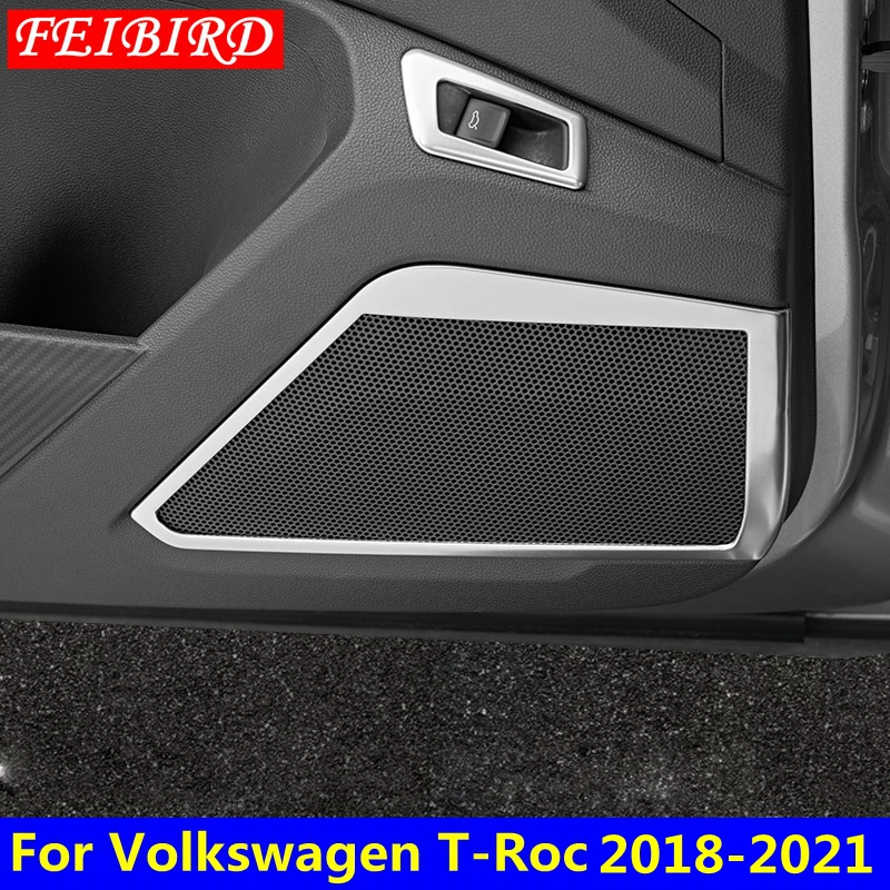 Автомобильные аксессуары для Volkswagen T-Roc T Roc 2018-2021 внутренняя стереоколонка из