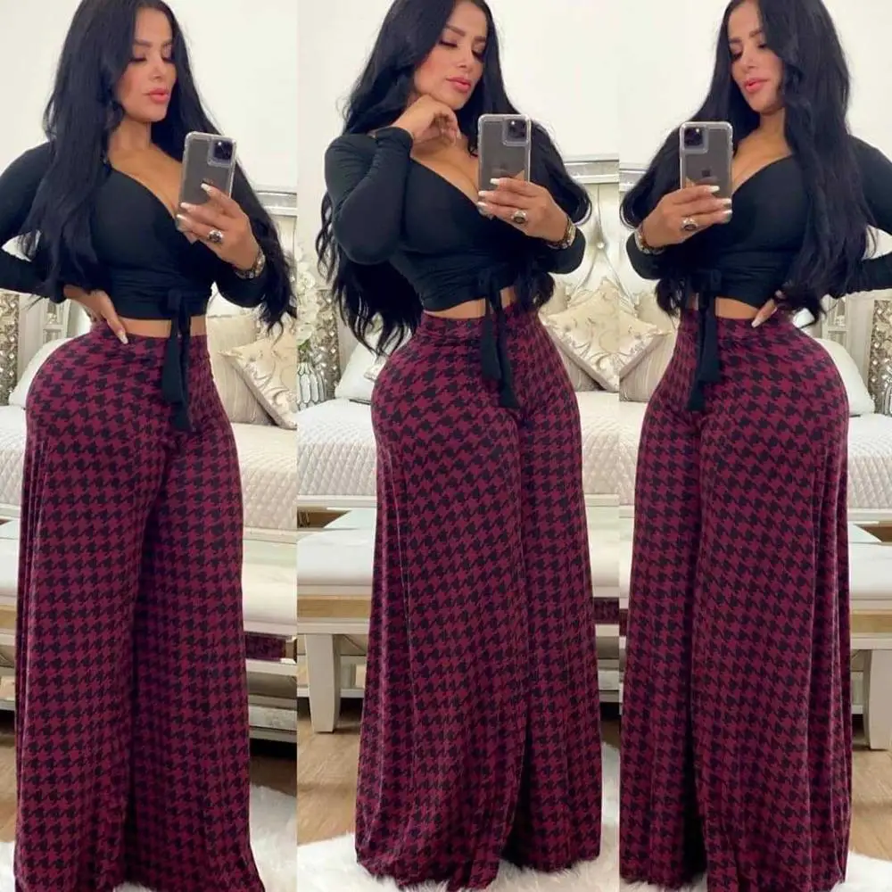 Новинка 2020 года осенне-зимние брюки с высокой талией женские для бега эластичные