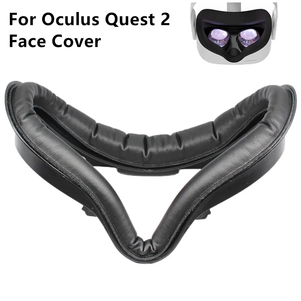 For Oculus Quest 2 Face Cover PU Cushion Facial Interface Face Cover Case Bracket Kit Eye Pad For Oculus Quest 2 Accessories