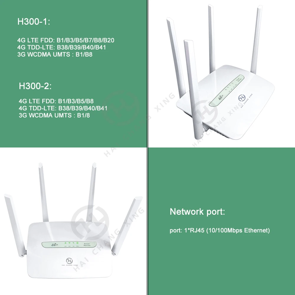 HCX H300 4G   1  lan (  4g, Wi-Fi  MIFIs 150 / LTE 3G UMTS -