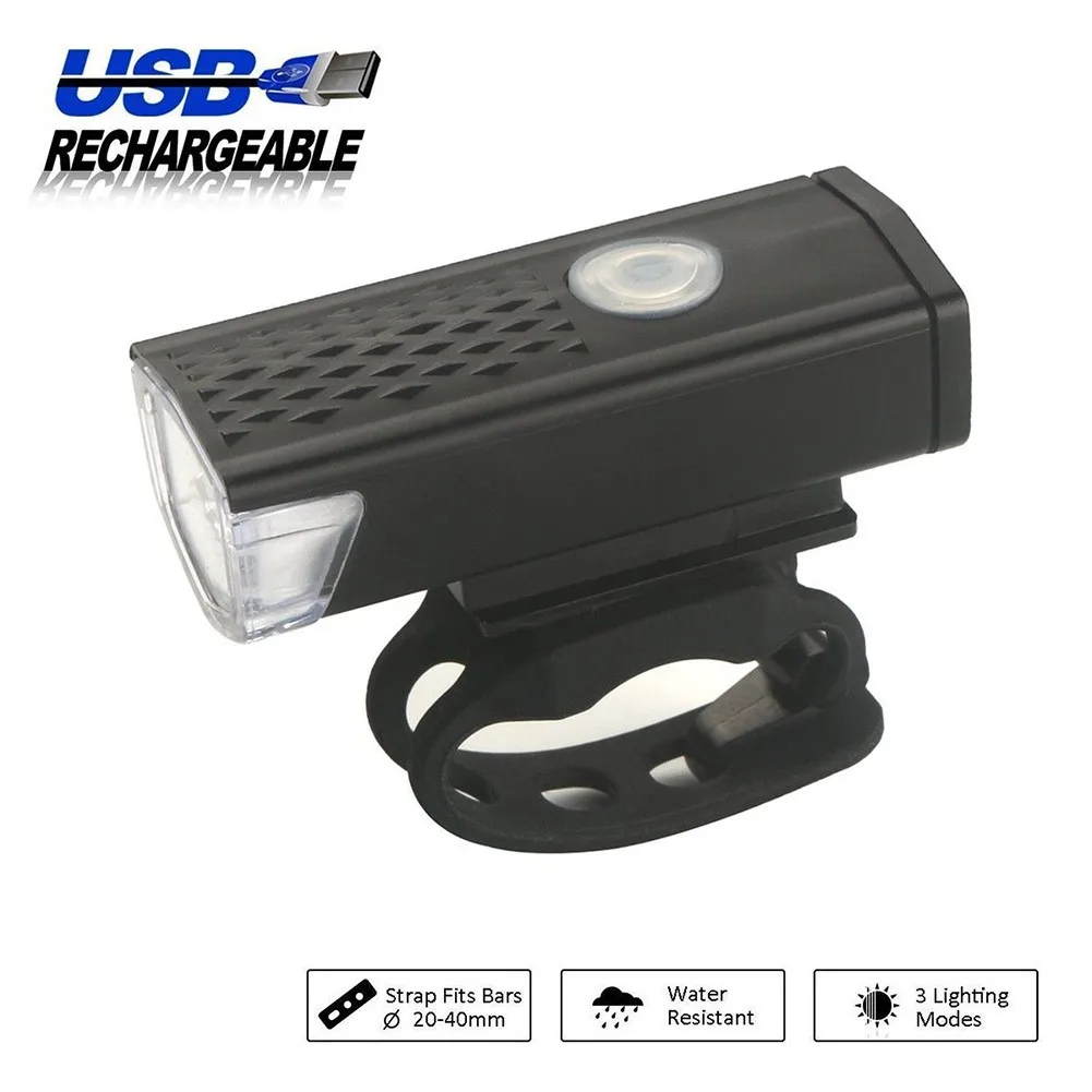 

Waterproof Bicycle Light Cycling Front Head Headlight Part Rechargeable