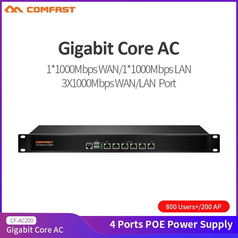 Comfast CF AC200 полная гигабитная проверка переменного тока ядро маршрутизация шлюза
