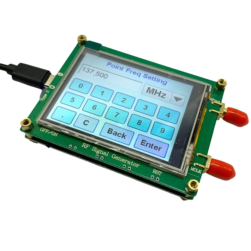 

Signal Generator,ADF4351Dot Frequency Signal Generator 35-4400M Source Phase-Locked Loop for MCU Dimmer /Motor Driver