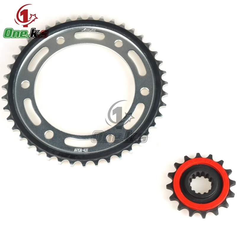 

Suitable For HONDA CBR1000RR 2017-2018 motorcycle brand new high quality front and rear sprocket chainring gear