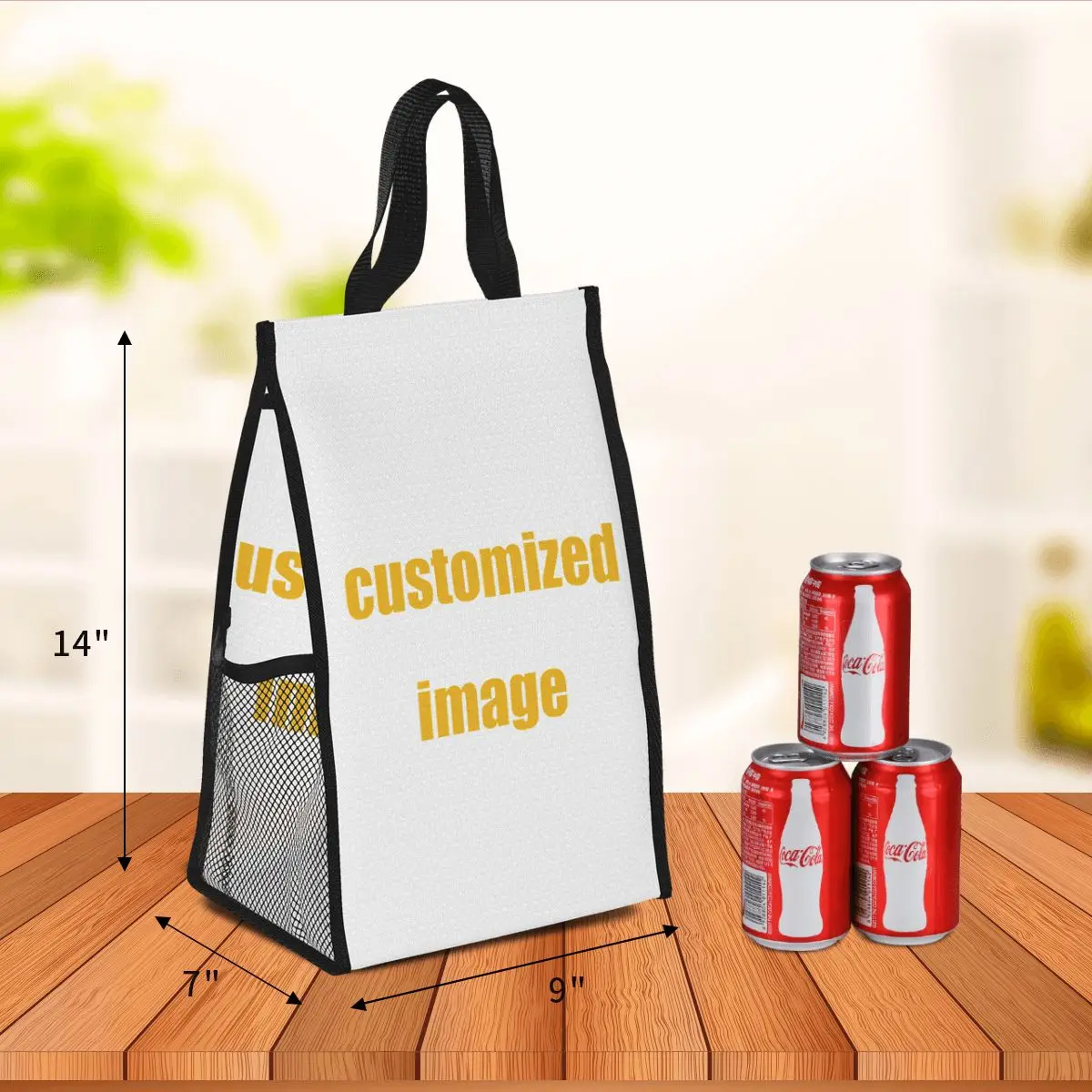 WHEREISART Customized Printed Design New Fresh Lunch Bags For Women Kids Food Cooler Box Insulation Portable Tote Bag | Багаж и сумки