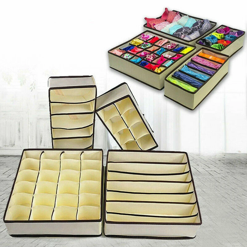 4 шт. организатор ящик нижнее белье бюстгальтер Органайзер разделители выдвижных