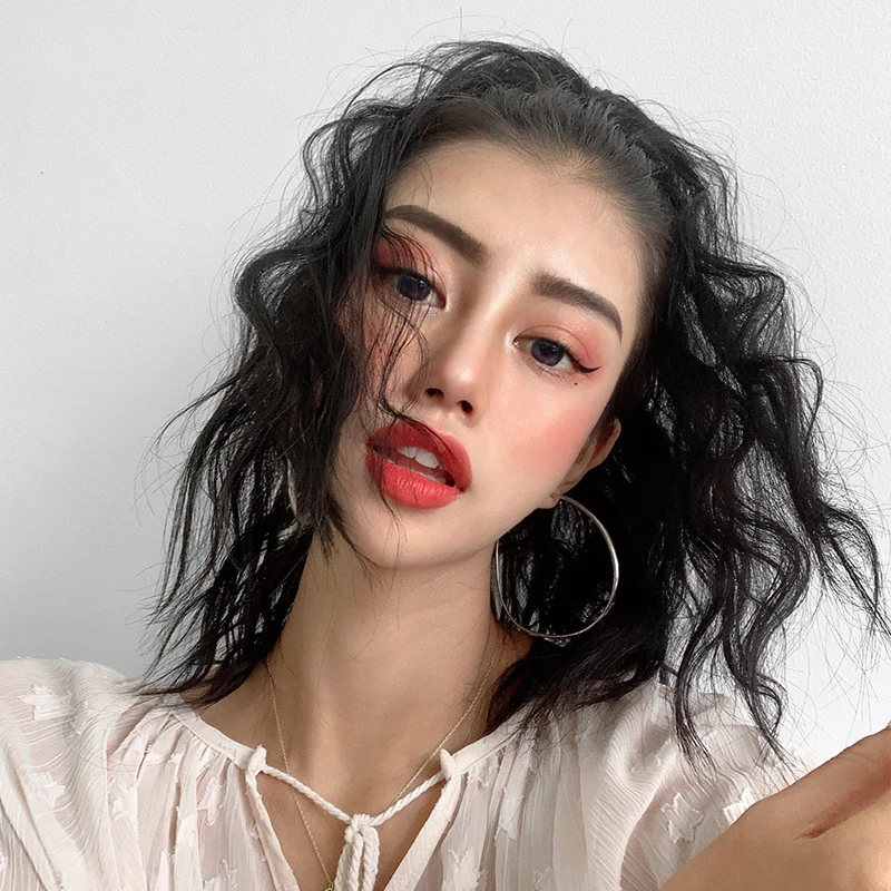 Парик из искусственных волос с хвостиком удлиненный синтетический конский