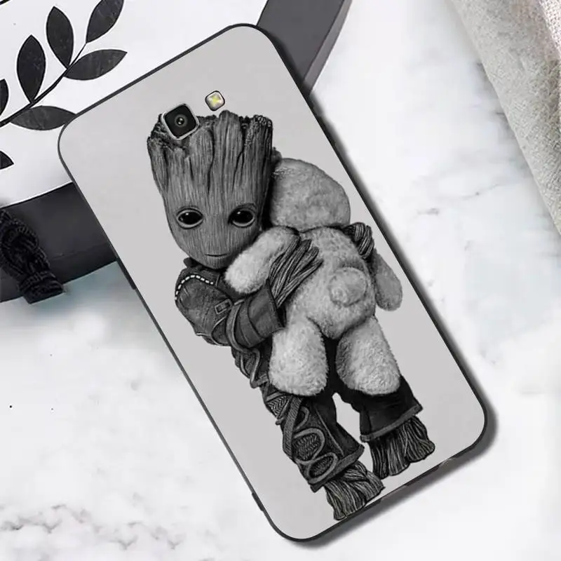 

Guardians of the Galaxy Groot Rocket Phone Case for Samsung Note 8 9 10 20 lite pro ultra J 7 2 4 6 5 prime