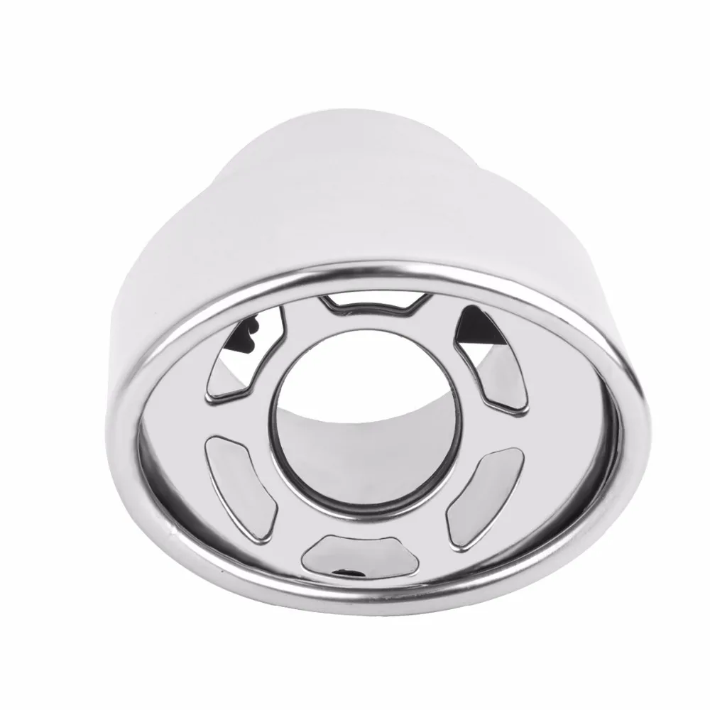 DSYCAR 2 шт. универсальные чехлы из нержавеющей стали для глушителя выхлопной трубы