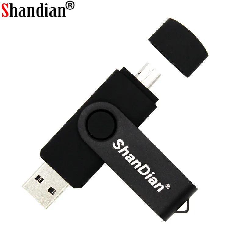 SHANDIANUsb 2 0 OTG USB флеш накопитель смартфон планшет ПК 4 ГБ 8 16 32 64 Гб 128 флешки реальная
