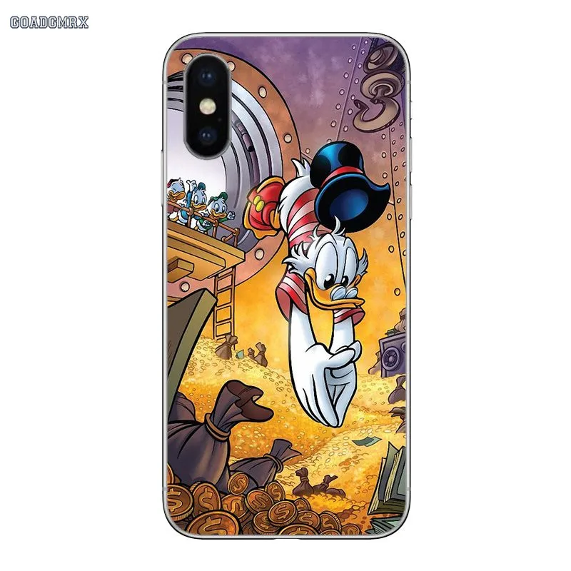 Мягкие прозрачные чехлы Дональд Дак для huawei P Smart 2019 G7 G8 P7 P8 P10 Plus P20 P30 Pro P9 Lite Mini 2017 |