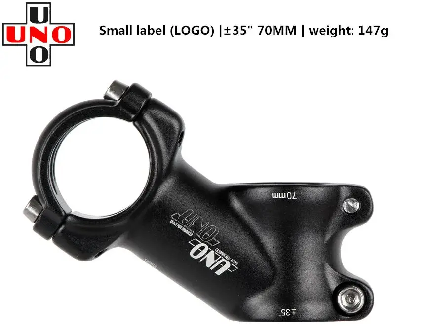 UNO 7 вынос руля велосипеда вынос руля MTB дорожный велосипедный вынос руля 31,8 угол 7/17*70/80/90/100/110/120/130 мм Bicicleta potencia Велоспорт части