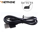 Аксессуары для шлема Vnetphone, зарядный USB-кабель для aoas V6 V6C V4 V4C V6 Pro FBIM, мотоциклетный Интерком