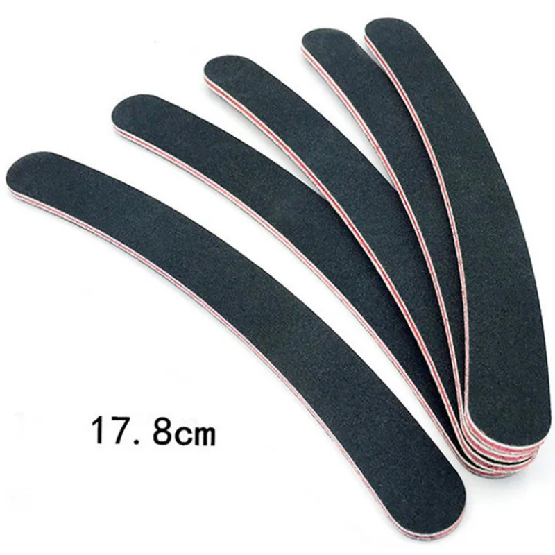 Пилочка для ногтей 100/180 шлифовальный набор двухсторонний маникюр с полировкой