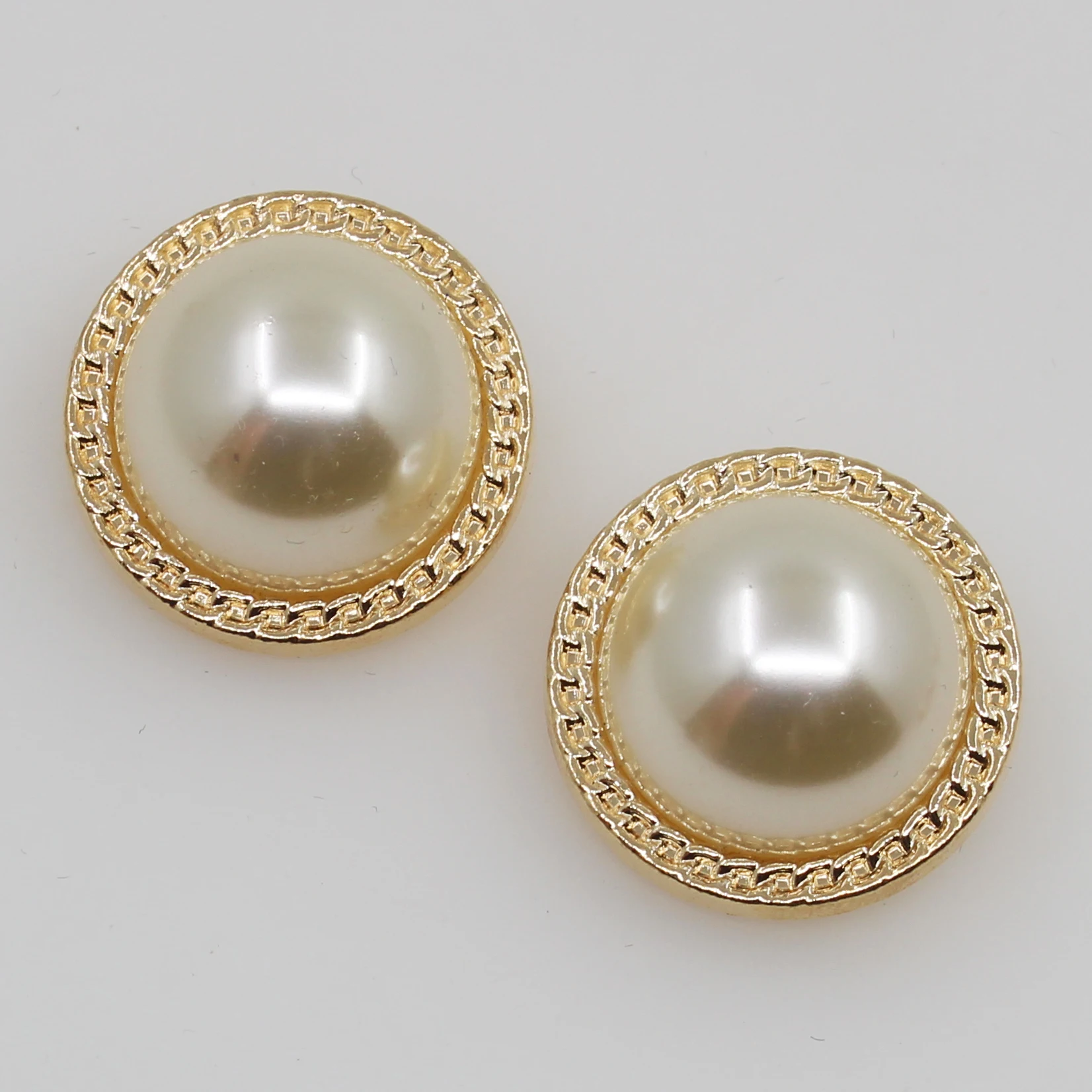 Пуговицы круглые черные металлические 5 шт.|Пуговицы| |