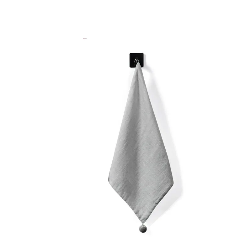 

Double layer gauze square towel cotton baby towel edging children's pure color face towel saliva towel