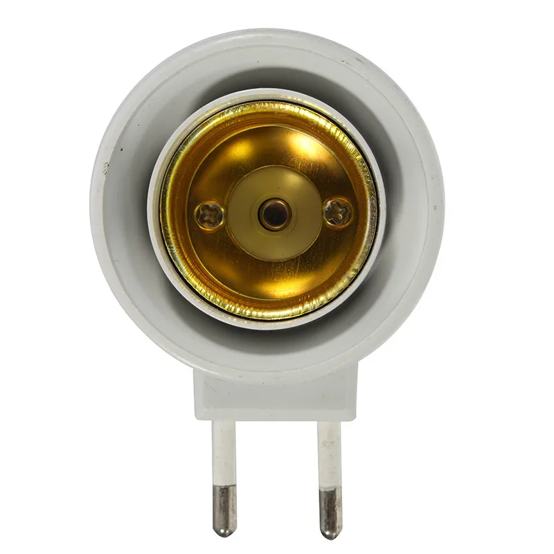 E27 Lamp Base LED Light Male Socket to EU Type Plug Adapter Converter for Bulb Holder With ON/OFF Button | Освещение