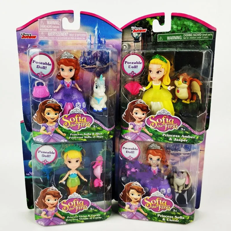

Sofia The First Series Girl Doll Action Figure Model Toy Unisex Peripherals Finished Goods Collection Decoration Birthday Gifts