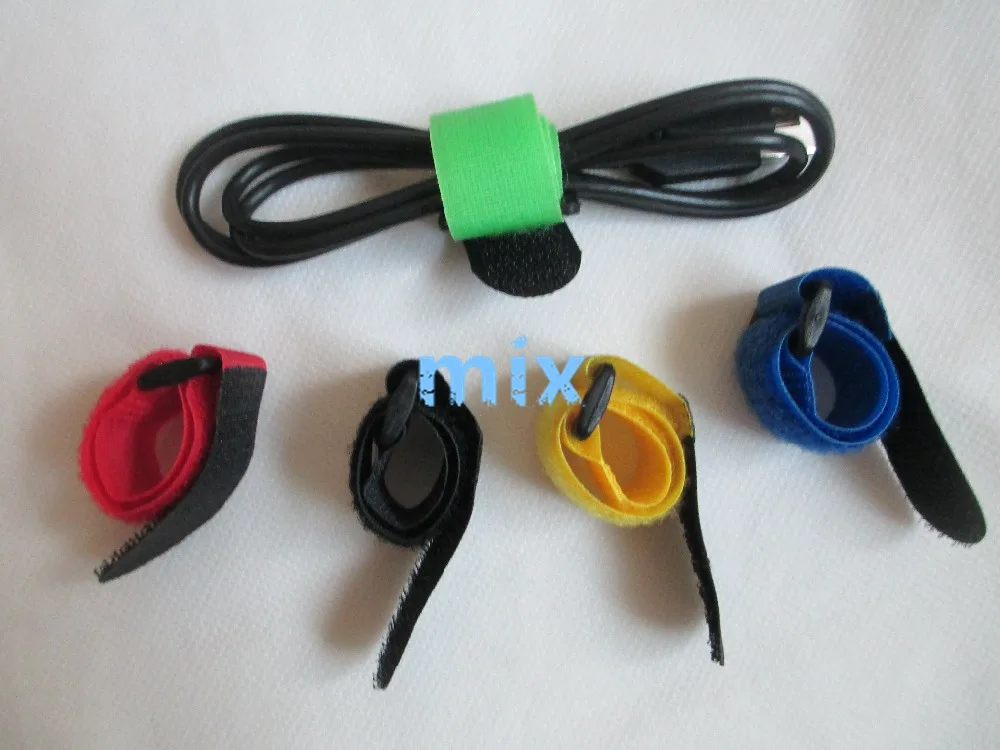 Fixmee 10 шт./лот нейлоновый волшебный ремешок Lipo аккумулятор 2*20 см ленточная