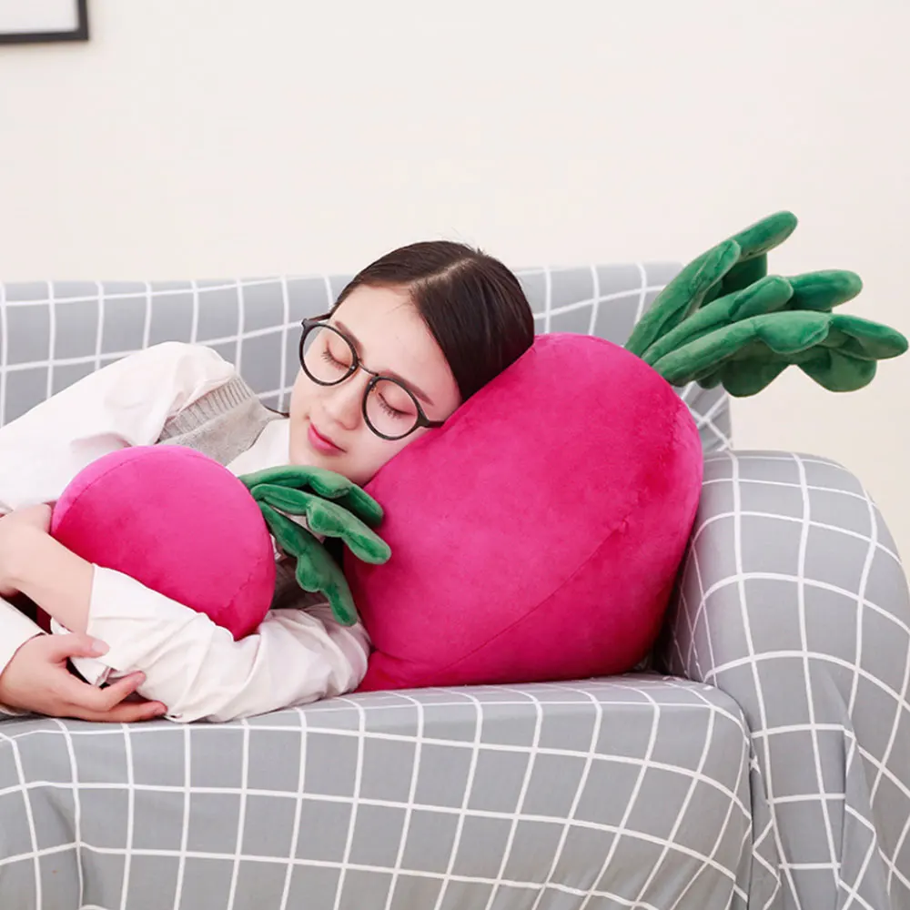 40/70 см Моделирование редис плюшевые игрушки мягкие подушки овощи для малышей и