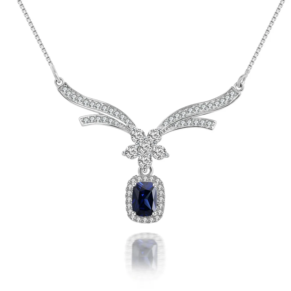 Новинка 2020 Женское Ожерелье FUN-BEAUTY с ангелом цветком любви яркие ювелирные