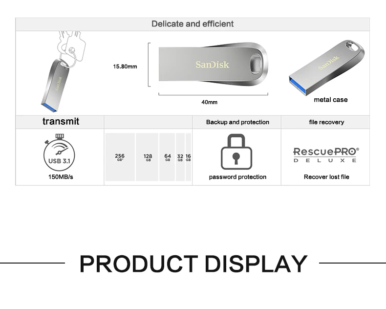 SanDisk USB флэш-накопитель 3,1 USB флэш-накопитель оригинальные флешки Max 150 МБ/с. CZ74 128 Гб 64 ГБ 32 ГБ оперативной памяти, 16 Гб встроенной памяти, Поддержка официальный проверки