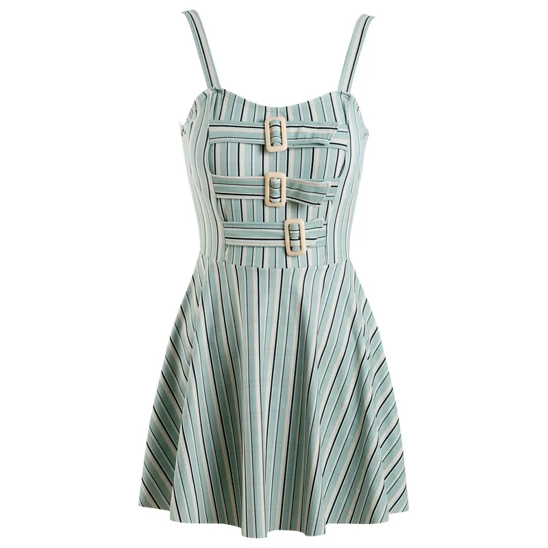 

Swimsuits Woman One Piece Swimsuit With Push Up Women's Bikini Swimming Female Korean Dress Striped Swimsuit For Women