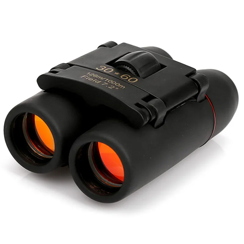 Мощный бинокль с красной пленкой 30x60 портативный мини телескоп высокого качества