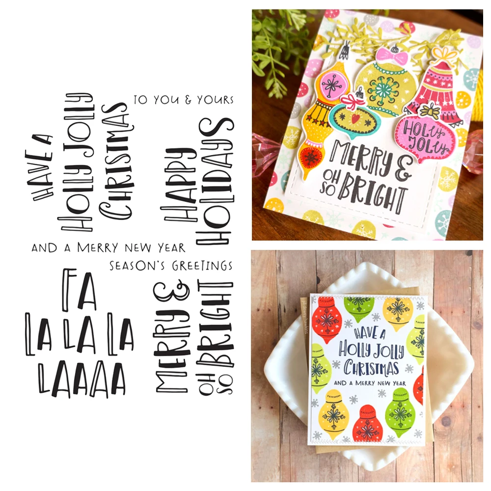 Счастливые праздники прозрачные штампы трафарет металлическая высечка для