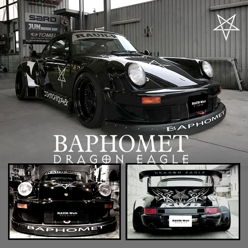 

Модель автомобиля Time Micro 1:64, модель автомобиля RWB964, модель демона BAPHOMET, Подарочная модель автомобиля