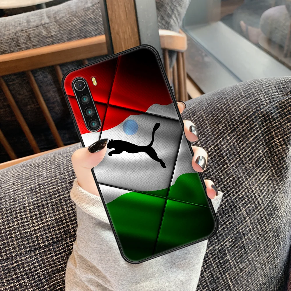 

Puma Sport Fashion Trend Brand Phone Case Cover Hull For XIAOMI Redmi 7 7a 8 8a 9 9a NOTE 6 7 8 8t 9 9s Pro Max 4X black Back