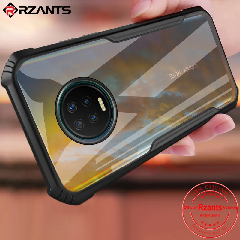 

Rzants For infinix Note 7 7 Lite Note 8 8i S5 S5 Lite S5 Pro S4 Case Hard Shockproof Slim Crystal Clear Cover funda Casing