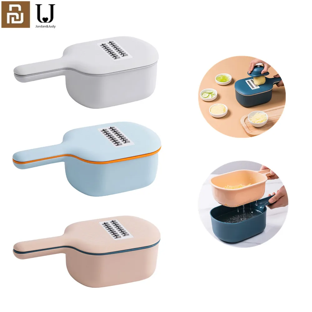 

Jordan & Judy Multi-functional Vegetable Cutter Manual Slicer Potato Grater Carrots With Food Storge Box For Kitchen Accessorie