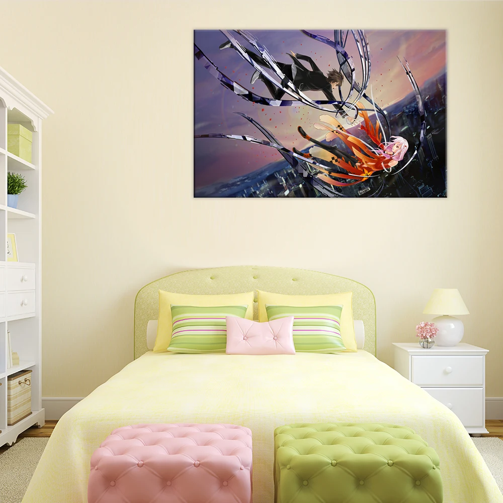 Украшение дома холст для живописи анимэ Guilty Crown фотографии стены искусства